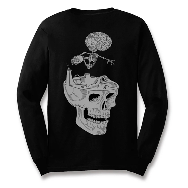 Confusion Magazine - "Cranium" Long Sleeve T-Shirt Black