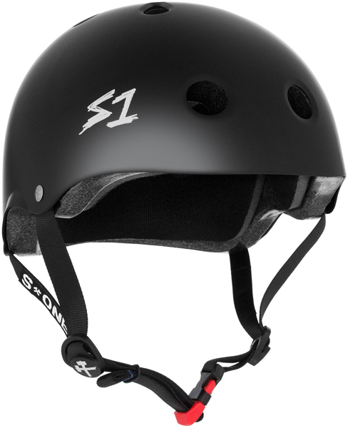 S-One - S1 Mega Lifer Black Matte Skate Helmet