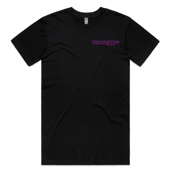 Truckstop Sk8 - Pink Prawn Ripper Tee (T-Shirt) Black