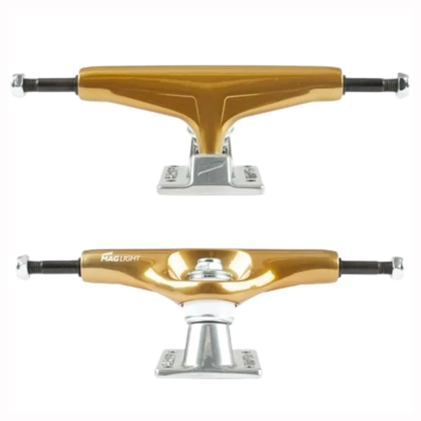 Tensor Trucks - Mag Light Glossy Gold/Silver Skateboard Trucks