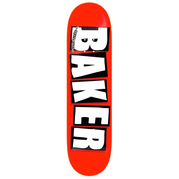 Baker - Team OG Logo White 8.5" Deck