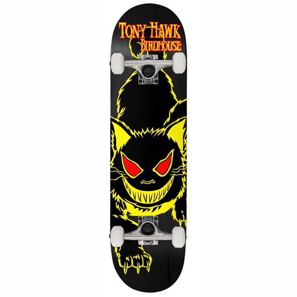 Birdhouse - Level 1 Evil Cat Yellow 8.2" Complete Skateboard