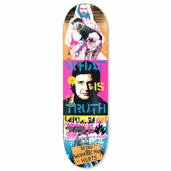 Black Label - Jason Adams “Truth” 8.75" Skateboard Deck