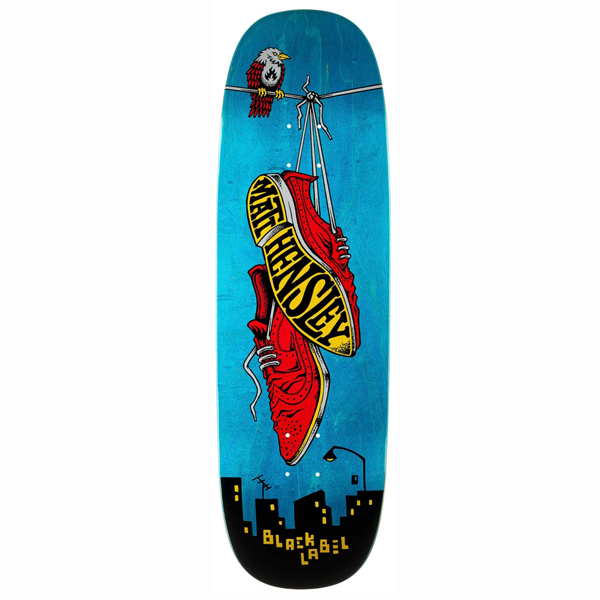 Black Label - Matt Hensley Wingtips 9.5 Skateboard Deck