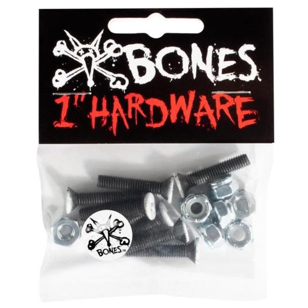 Bones - 1 Inch White Skate Bolts