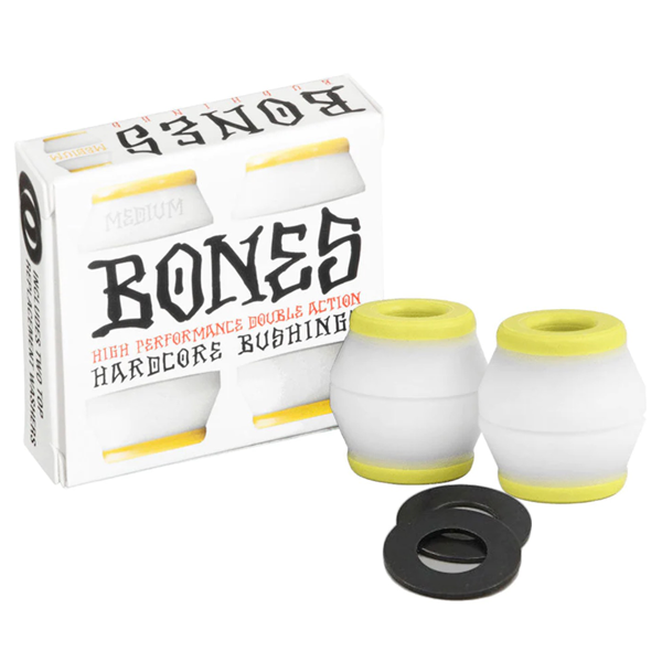 Bones - Hardcore Skateboard Truck Bushings - White