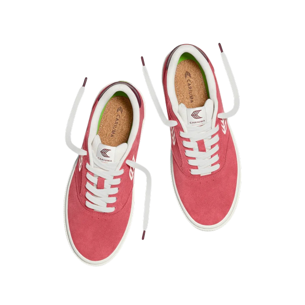 Cariuma - NAIOCA Watermelon Suede Ruby Wine Skate Shoes