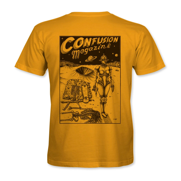 Confusion Magazine - "Dystopia" T-Shirt Gold