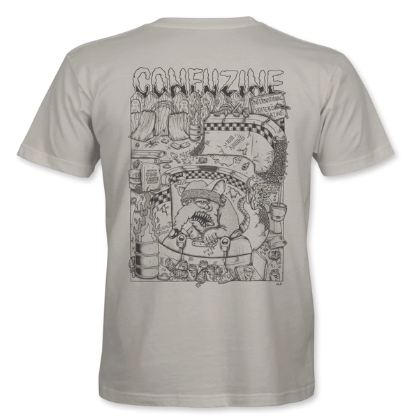 Confusion Magazine - "Backyard DIY" Grey T-Shirt