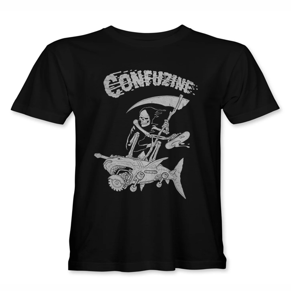 Confusion Magazine - "Grim Ripper" Black T-Shirt