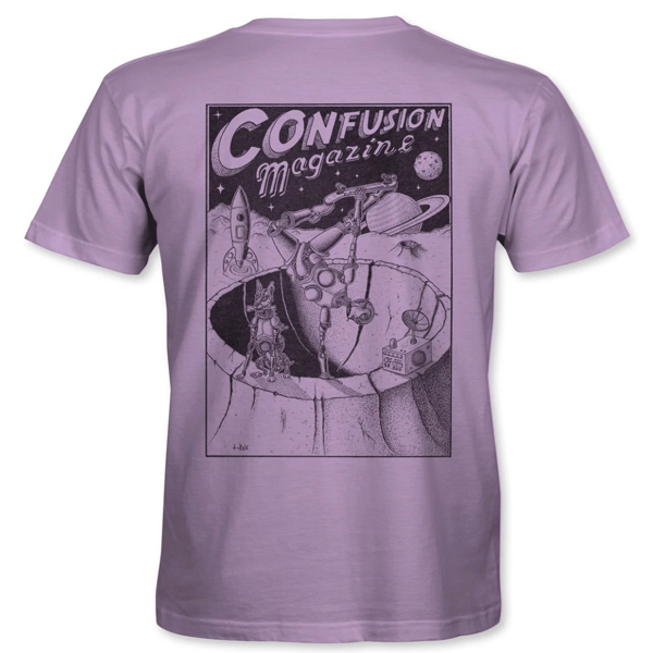 Confusion Magazine - "Dystopia" T-Shirt Orchid