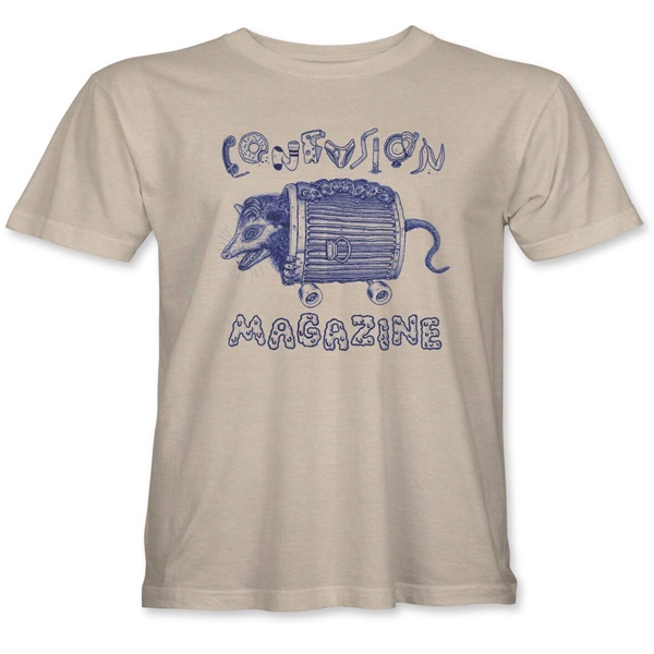 Confusion Magazine - "Opossum" T-Shirt Sand