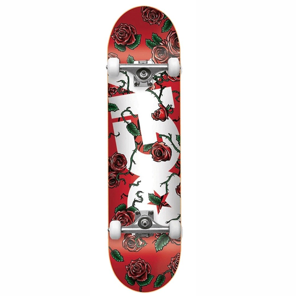 DGK - Bloom Red 7.75" Skateboard Complete