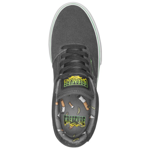 Emerica - Low Vulc X Creature Charcoal Men Skate Shoes
