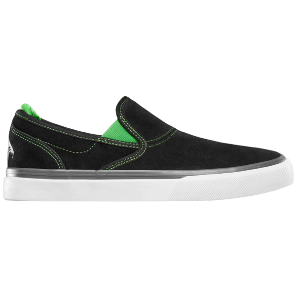 Emerica - Wino G6 Slip-On X Creature Black/Green Men Skate Shoes