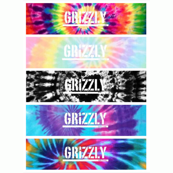 Grizzly - Assorted Tide Dye Fall 21 Skate Grip Tape Sheet