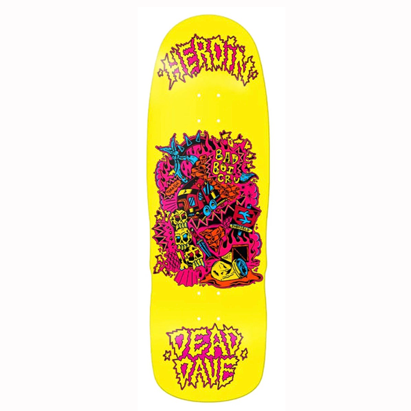 Heroin Skateboards - Dead Dave Trainlines 10.125" Skateboard Deck