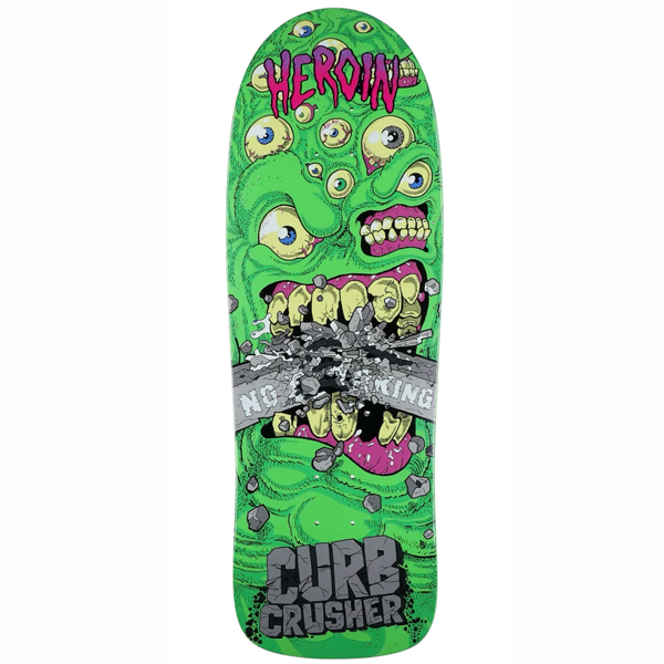 Heroin Skateboards - Curb Crusher Chomp 8 10.25" Skateboard Deck