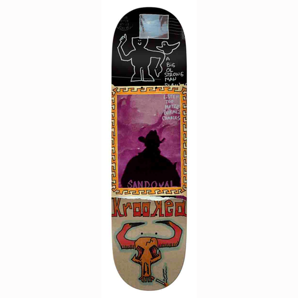 Krooked - Gun Slingers Sandoval 9.02" Skateboard Deck