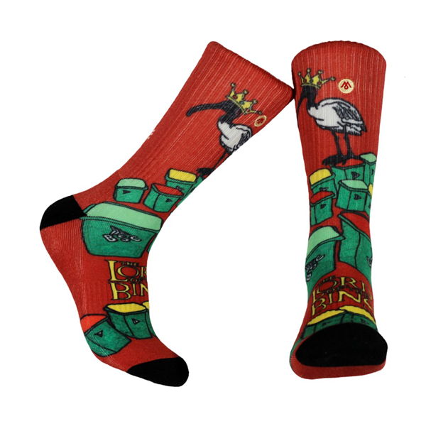 MENNIE BRAND - Ibis On Bins Skate Socks