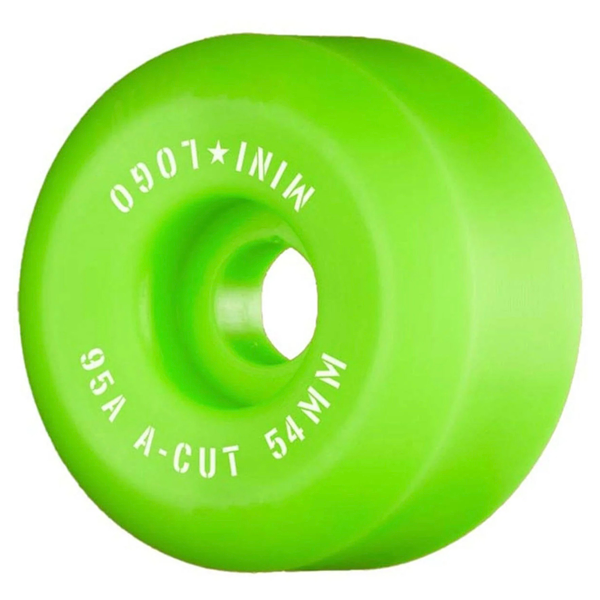 Mini Logo - A-Cut Hybrid Formula 95a Green Skate Wheels