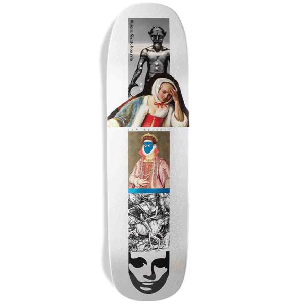 OPERA - SAM BECKETT DOVER WHITE 8.75" SKATEBOARD DECK