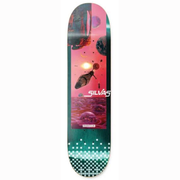 Primitive - New World Silva 8.0" Black Skateboard Deck