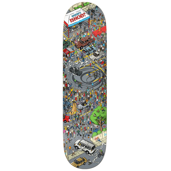 Real Skateboards - Where's Ishod 8.25" Skateboard Deck