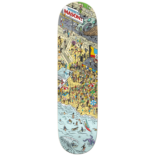 Real Skateboards - Where's Mason 8.5" Skateboard Deck