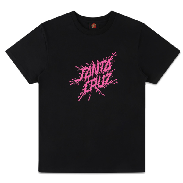 Santa Cruz - Shark Jaw Center Black Youth T-Shirt