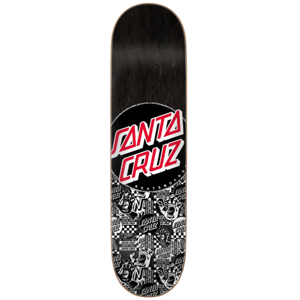 Santa Cruz - Flier Collage Dot  8.125" Skateboard Deck