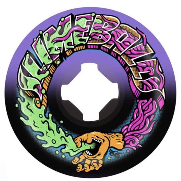 Santa Cruz - Greetings Speed Balls Green/Black 99a 53mm Wheels