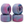 Load image into Gallery viewer, SNOT WHEEL - Franky Villani Roaches Pink/Purple Swirl 55mm 101a Conical Skate Wheels
