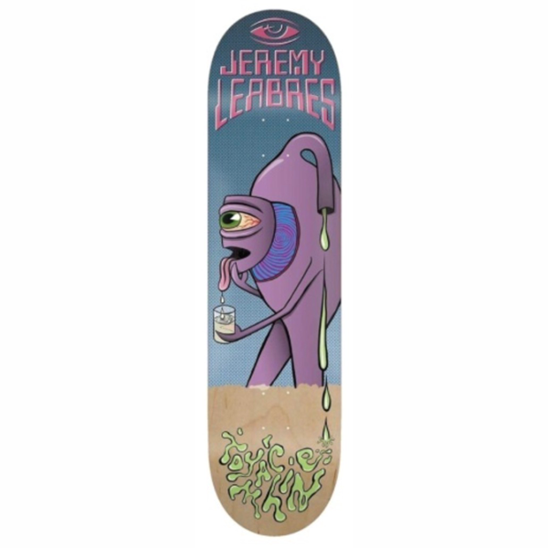 Toy Machine - Face Off Jeremy Leabres 8.375" Skateboard Deck