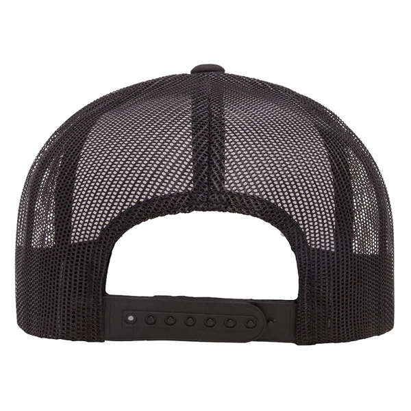 Truckstop Sk8 - Trucker Cap Flat Peak Black & White