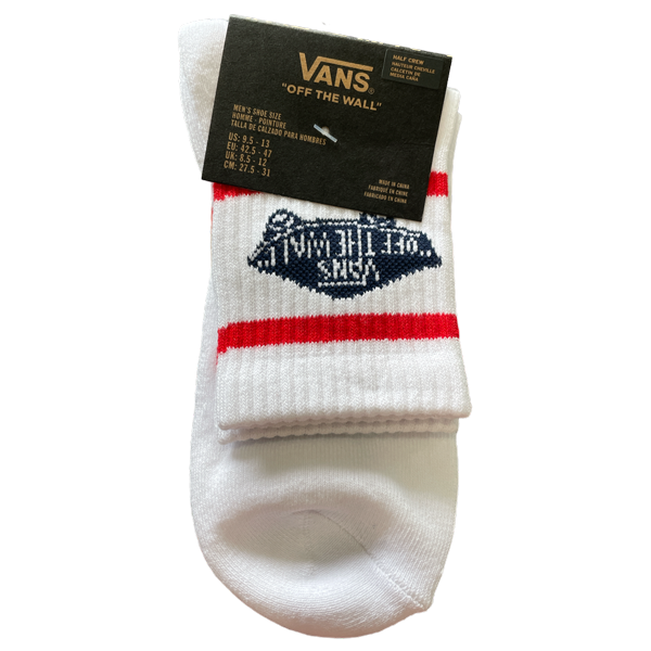 Vans - Art Half Crew Dress Blue Skate Socks