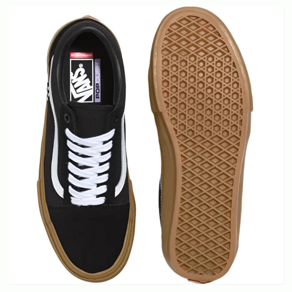 Vans - Skate Old Skool Black/White/Gum Men Skate Shoes