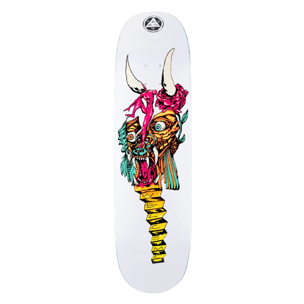 Welcome - Beauty on Moontrimmer 2.0 White 8.5" Skateboard Deck