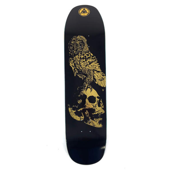 Welcome - Bird Brain On Son Of  Moontrimmer Black/Gold Foil  8.25" Skateboard Deck