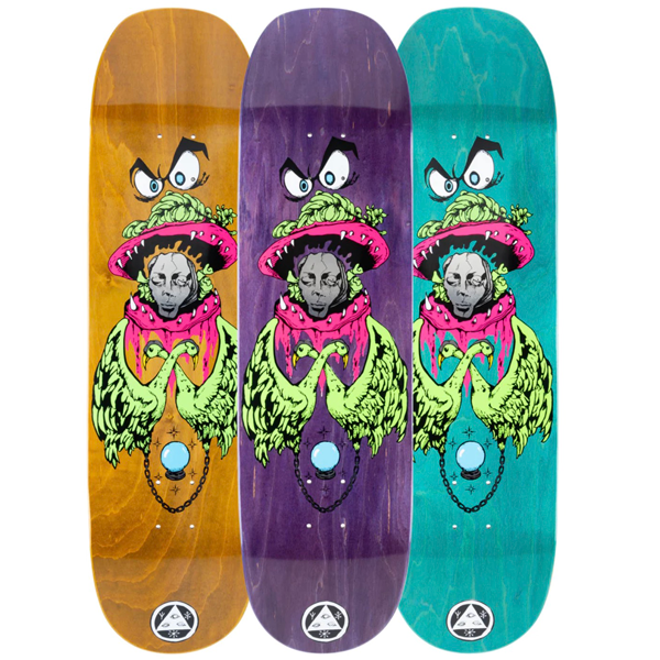 Welcome - Victim Of Time on Moontrimmer 2.0 Various Stains 8.5" Skateboard Deck