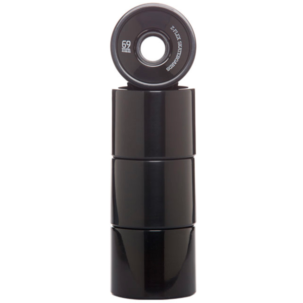 Z-Flex - V2 Longboard Wheels 69mm 83a Solid Black