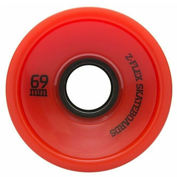 Z-Flex - V2 Longboard Wheels 69mm 83a Solid Red