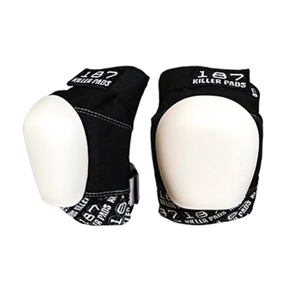 187 Killer Pads - Pro Knee White Cap (AVAILABLE ONLINE ONLY) Skate Pads