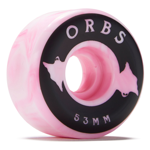 Welcome - Orbs Specters Swirls Pink/White 53mm Skate Wheels