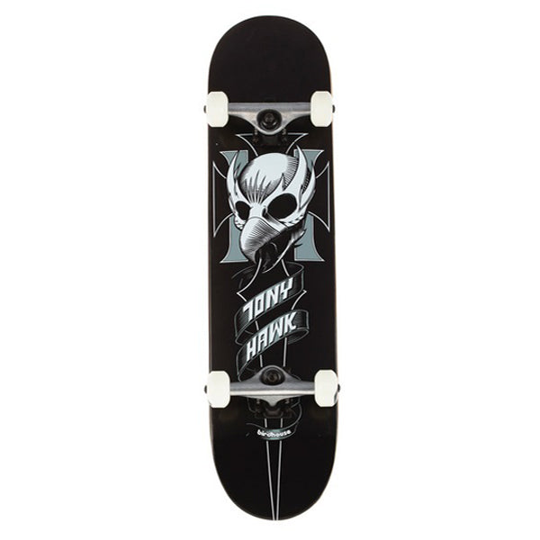 Birdhouse - Level 1 Tony Hawk Crest Black 8.0" Complete Skateboard