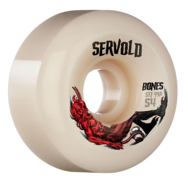 BONES - DAKOTA SERVOLD TRAPPED 99A V6 WIDE-CUT STF SKATE WHEELS