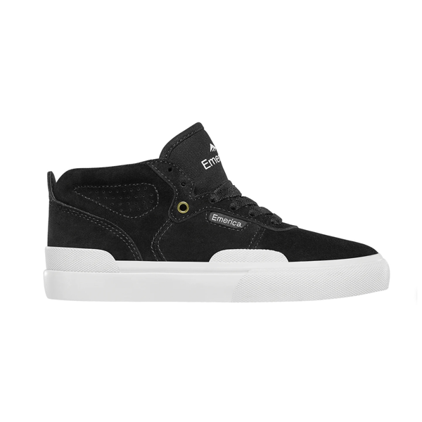 Emerica - Pillar Youth Black/White/Gold Kids Skate Shoes