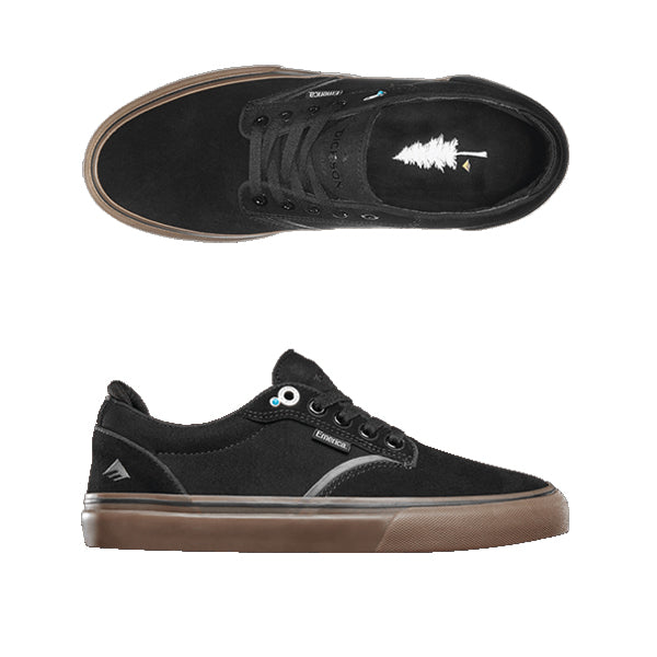 Emerica - Dickson Black/Gum Men Skate Shoes