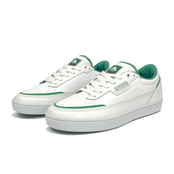 Emerica - Gamma X Shake Junt White/Green Mens Skate Shoes