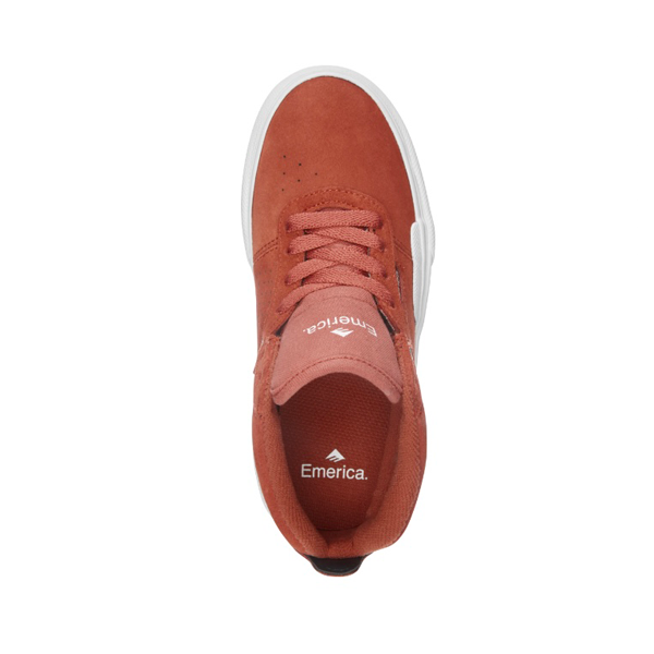 Emerica - Pillar Youth Brick/White Kids Skate Shoes